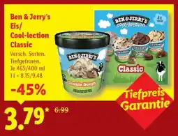 Lidl Ben & Jerry’s Eis/ Cool-lection Classic Angebot