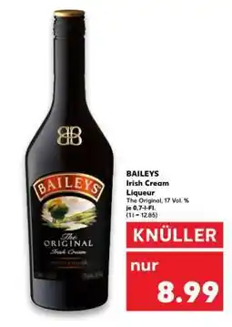 Kaufland Baileys Irish Cream Liqueur Angebot