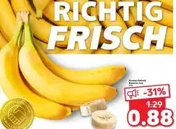 Kaufland Bananen, lose Angebot