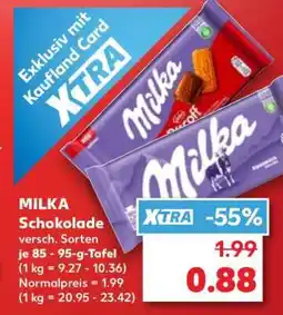 Kaufland MILKA Schokolade Angebot