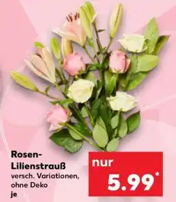 Kaufland Rosen-Lilienstrauß Angebot