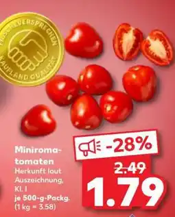 Kaufland Miniroma-tomaten Angebot