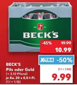 Kaufland Beck's Angebot