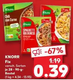 Kaufland Knorr Fix Angebot