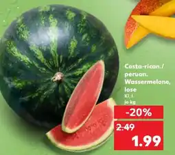 Kaufland Costa-rican./peruan. Wassermelone, lose Angebot