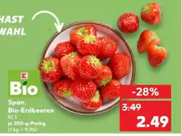 Kaufland Span. Bio­Erdbeeren Angebot