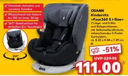 Kaufland OSANN Kindersitz Four360 S i-Size Angebot