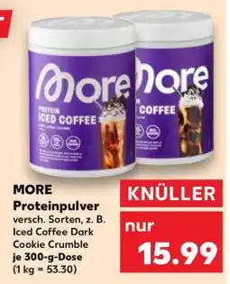 Kaufland MORE Proteinpulver Angebot