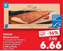 Kaufland Paulus Wildlachsfilet Angebot