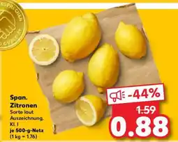Kaufland Span. Zitronen Angebot