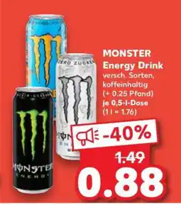 Kaufland Monster energy drink Angebot