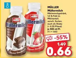 Kaufland MÜLLER Müllermilch Angebot