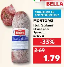Kaufland MONTORSI Ital. Salami Angebot