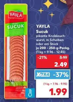 Kaufland YAYLA Sucuk Angebot