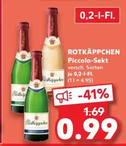 Kaufland Rotkäppchen Piccolo Sekt Angebot