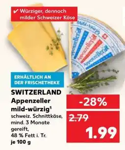 Kaufland Appenzeller mild-würzig Angebot