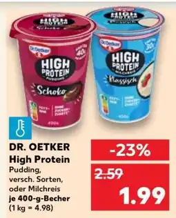 Kaufland Dr. Oetker High Protein Angebot