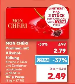 Kaufland MON CHÉRI Pralinen mit Alkoholfüllung Angebot