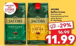 Kaufland JACOBS Kaffee Crema Angebot
