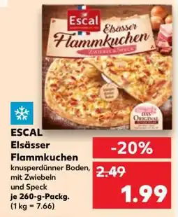 Kaufland ESCAL Elsässer Flammkuchen Angebot