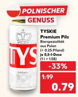 Kaufland TYSKIE Premium-Pils Angebot