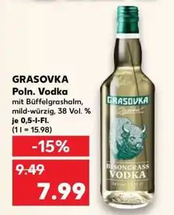 Kaufland GRASOVKA Poln. Vodka Angebot