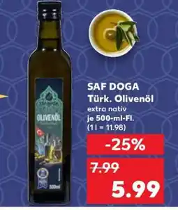 Kaufland SAF DOGA Türk. Olivenöl Angebot