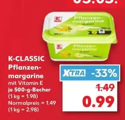 Kaufland K-CLASSIC Pflanzenmargarine Angebot