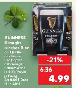 Kaufland GUINNESS Draught irisches Bier Angebot
