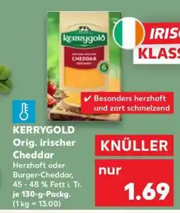 Kaufland KERRYGOLD Orig. irischer Cheddar Angebot