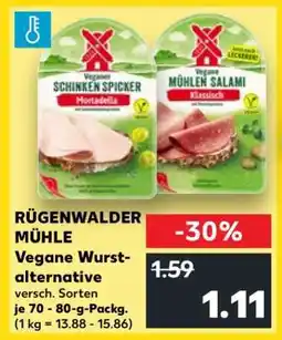 Kaufland RÜGENWALDER MÜHLE Vegane Wurstalternative Angebot