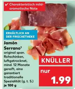 Kaufland Jamón Serrano Angebot
