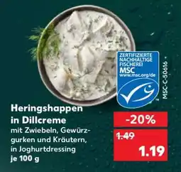 Kaufland Heringshappen in Dillcreme Angebot