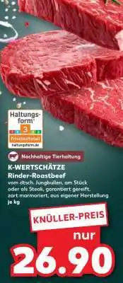 Kaufland K-WERTSCHÄTZE Rinder-Roastbeef Angebot