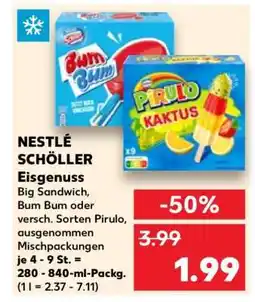 Kaufland NESTLÉ SCHÖLLER Eisgenuss Angebot