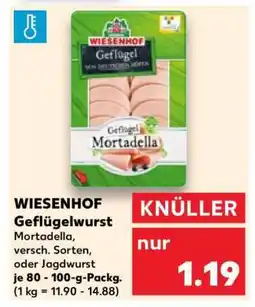 Kaufland WIESENHOF Geflügelwurst Angebot
