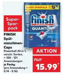 Kaufland FINISH Spülmaschinen-Caps Angebot
