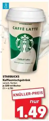 Kaufland Starbucks Kaffeegetränk Angebot