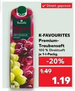 Kaufland K-FAVOURITES Premium-Traubensaft Angebot