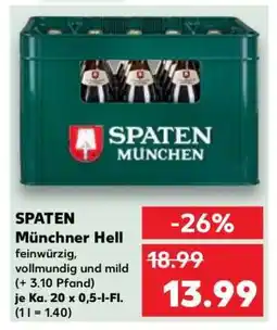 Kaufland Spaten Münchner Hell Angebot