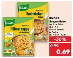 Kaufland KNORR Suppenliebe Angebot