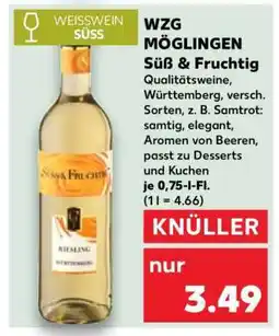Kaufland WZG MÖGLINGEN Süß & Fruchtig Angebot