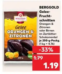 Kaufland BERGGOLD Gelee-Fruchtschnitten Angebot