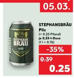 Kaufland STEPHANSBRÄU Pils Angebot