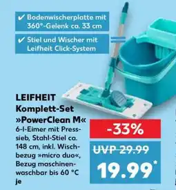 Kaufland LEIFHEIT Komplett-Set PowerClean M Angebot
