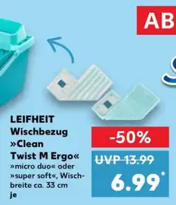 Kaufland LEIFHEIT Wischbezug Clean Twist M Ergo Angebot