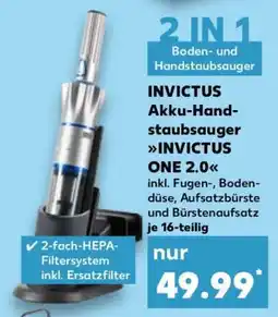 Kaufland INVICTUS Akku-Handstaubsauger INVICTUS ONE 2.0 Angebot