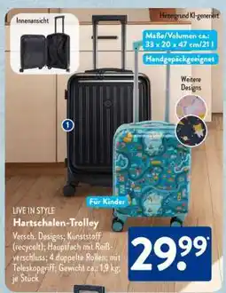 Aldi Süd Hartschalen-Trolley Angebot