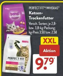 Aldi Süd PERFECT FIT/WHISKAS Katzen-Trockenfutter Angebot