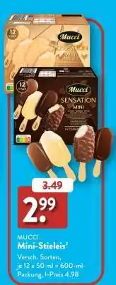 Aldi Süd MUCCI Mini-Stieleis Angebot